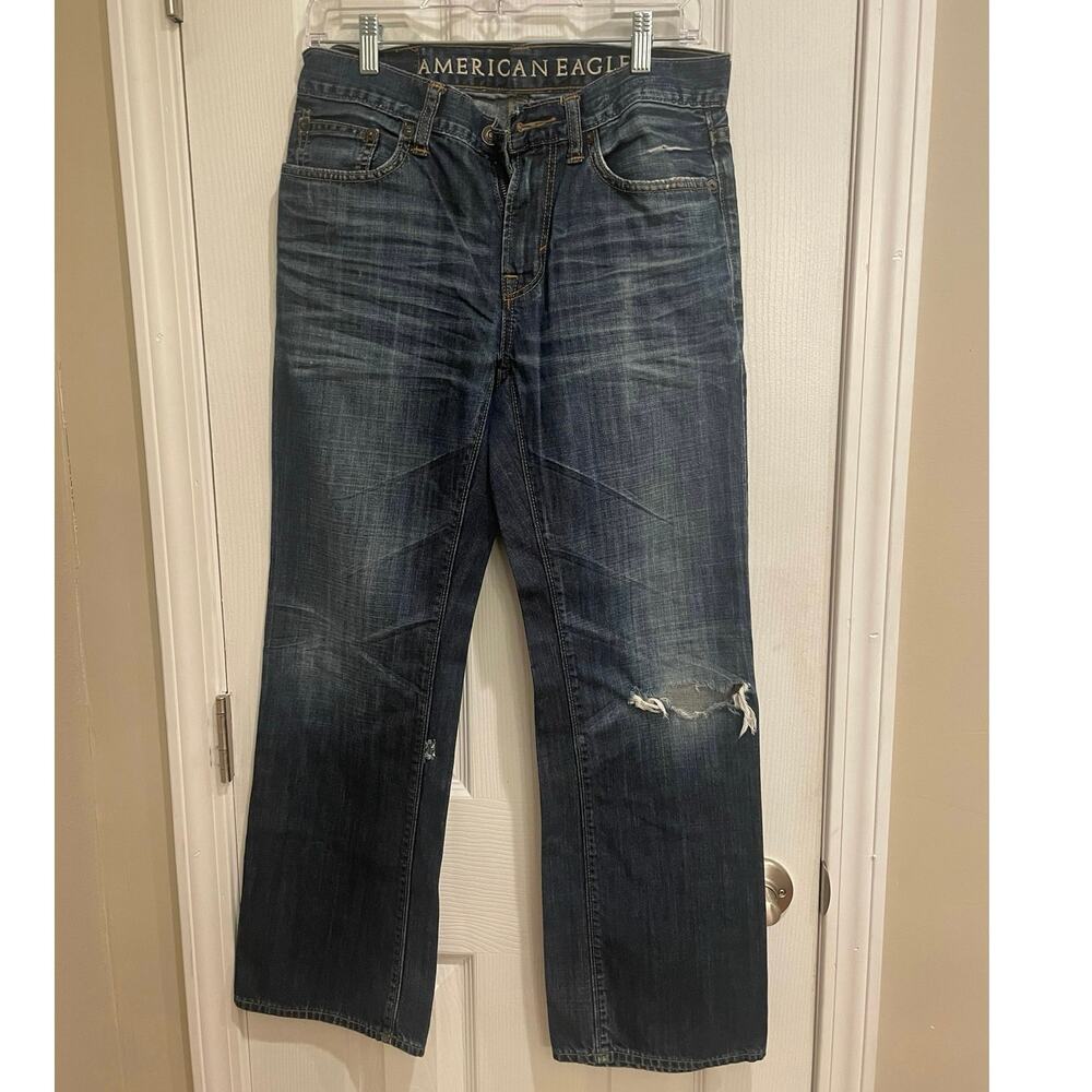 American Eagle Original Boot Blue Jeans, A51